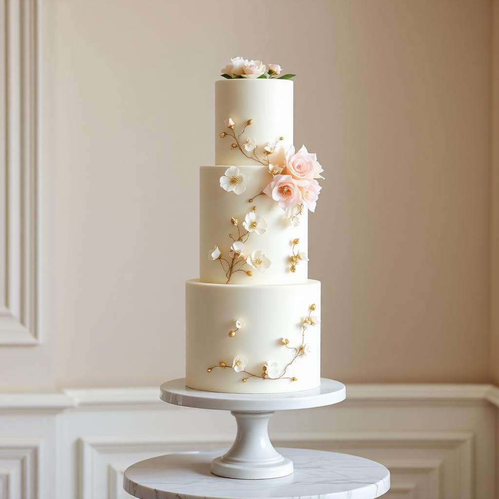 Wedding tiered cake